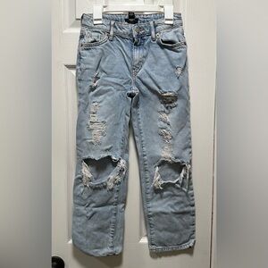 Forever 21 Kids Distressed Denim Jeans